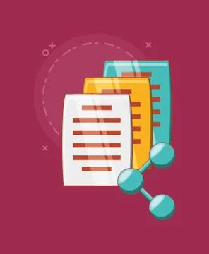 Social media design Illustrazione stock