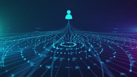 Social Media Digital Connectivity Network Platforms Interaction Sharing Stock Footage 302887389