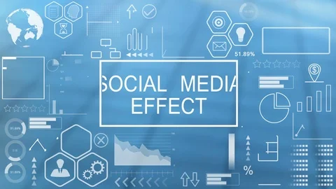 Social Media Effect, Animated Typography 스톡 동영상 116358318