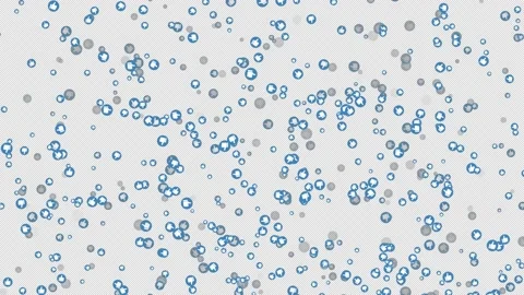 Social media emoticon Like button icon falling from above to bottom screen Stock Footage 148021722