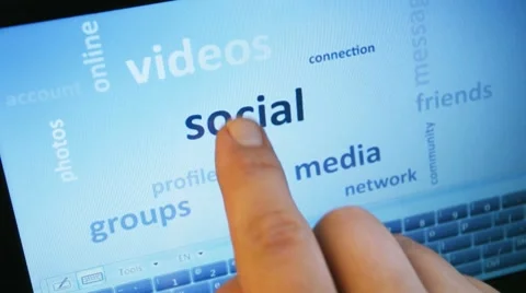 Social media Video stock 7736176