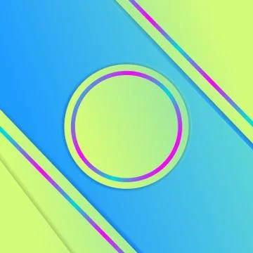 Social Media Gradient Background For Web Banner, Post, Feed, Vector Template Stock Illustration