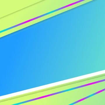 Social Media Gradient Background For Web Banner, Post, Feed, Vector Template Stock Illustration