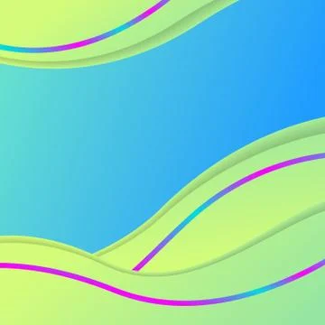 Social Media Gradient Background For Web Banner, Post, Feed, Vector Template Stock Illustration