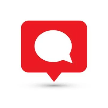 Social media icon comments. Comment button, symbol, sign. Message sign, post  Stock Illustration