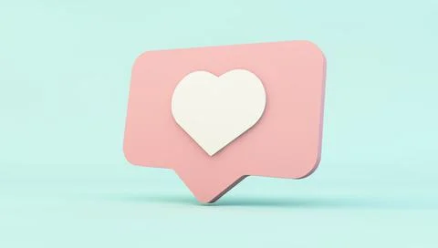 Social media like icon Stock Illustration