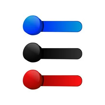 Social media icon lower third design vector イラスト素材