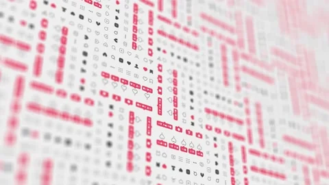 Social media icons Background Loop Stock-Footage 140515261