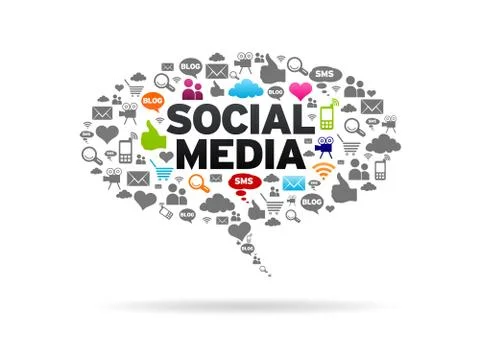 Social media Stock Illustration