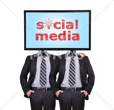 Social media Stock Illustrationen