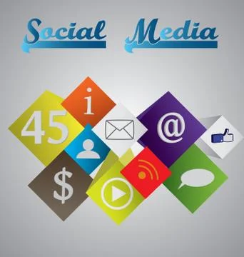 Social media Stock Illustration