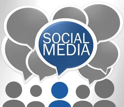 Social media Stock Illustration