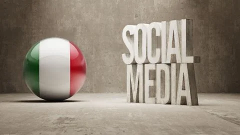 Social Media. Stock Illustration