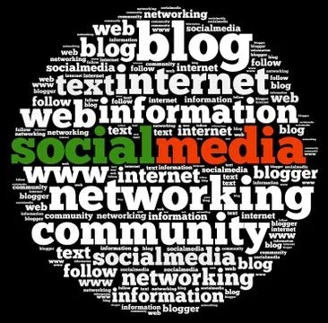 Social media. Stock Illustration