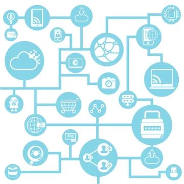 Social media Stock Illustration