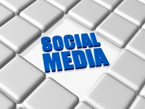 Social media Illustrazione stock