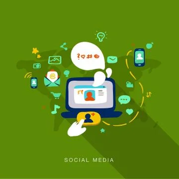 Social media Stock Illustration