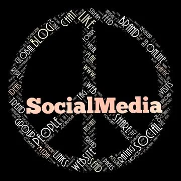 Social media Illustrazione stock