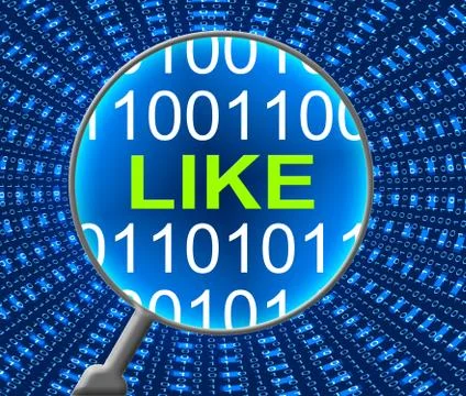  Social Media Like Indicating Computer Processor And Fan Illustrazione stock