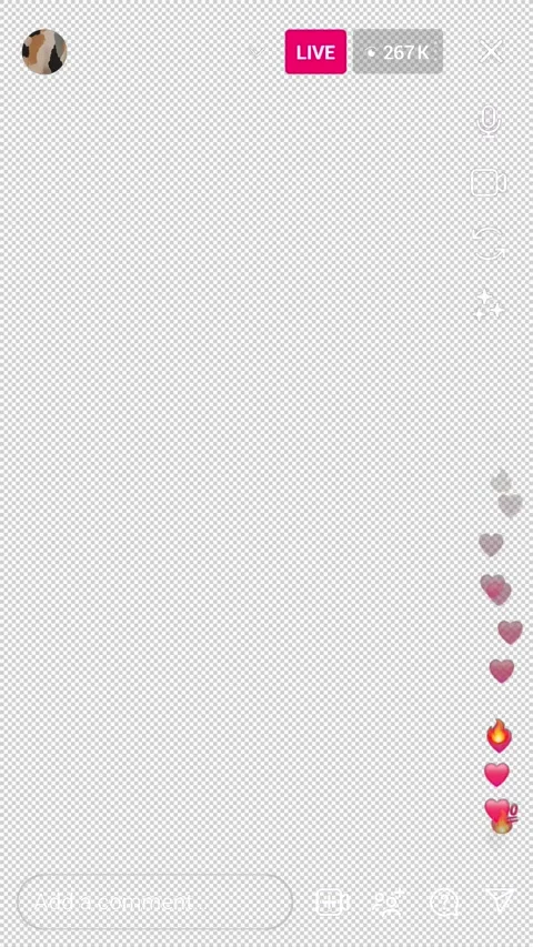 Social media interface no comments, stories, reels. app mock-up in alpha channel Stock Footage 308477629