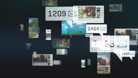 Viral Social Media Stock Video Footage | Royalty Free Viral Social