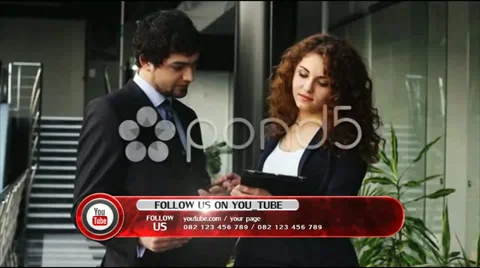 Social Media Lower Third Stock After Effects