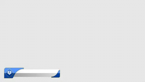 Social Media Lower Third Dropbox 스톡 동영상 222420649