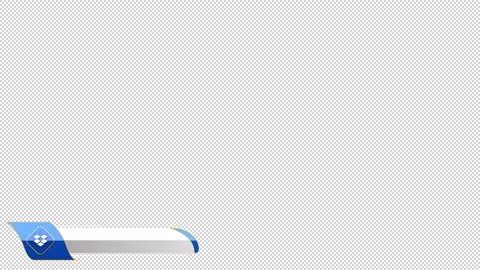 Social Media Lower Third Dropbox 스톡 동영상 223647806
