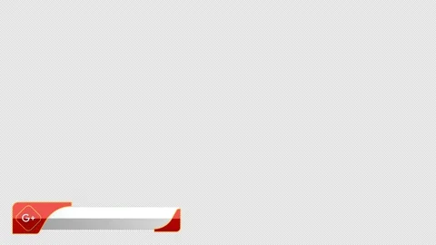 Social Media Lower Third Google + 스톡 동영상 222421026