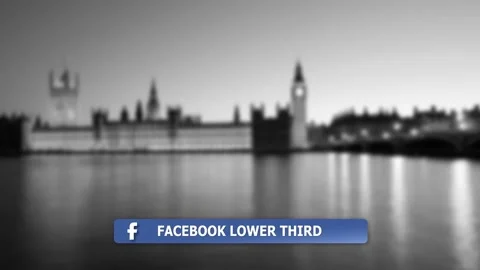 Social media lower third package Modèle After Effects
