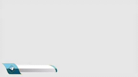 Social Media Lower Third Telegram 스톡 동영상 223647338