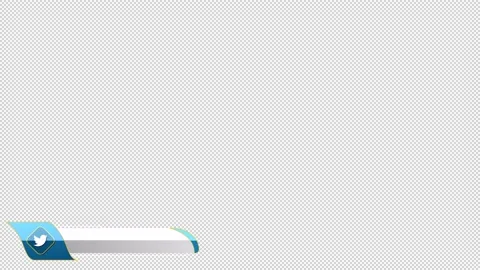 Social Media Lower Third Twitter 스톡 동영상 223647622