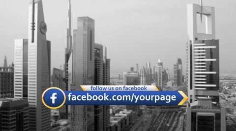 Social Media Lower Thirds Stock After Effects