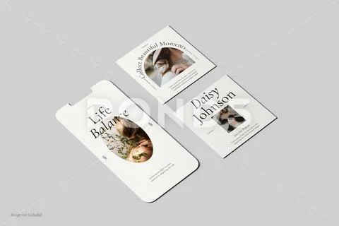 Social Media Mockup PSD Template