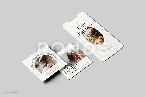 Social Media Mockup PSD-Vorlage