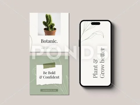 Social Media Mockup PSD-Vorlage