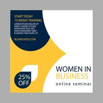 Social Media Modern Editable minimal square banner Poster Design template Stock Illustration