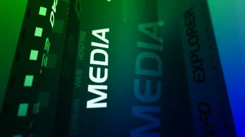 Social Media Network 8 Stock Footage 10574559