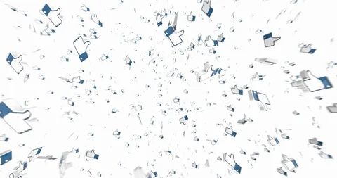 Like Social Media Network Animation Stock Footage 124922917