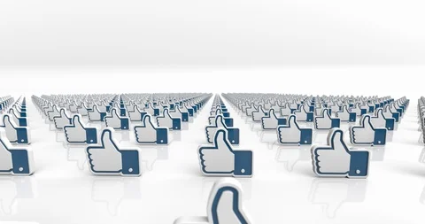 Like Social Media Network Animation Stock Footage 124924359