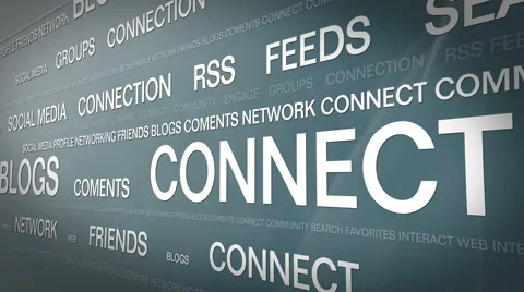 Social media networking_connection backgorund 4K Stock Footage 58119341