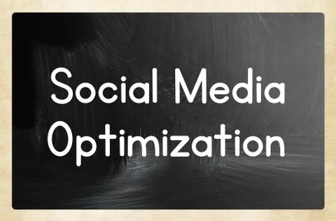 Social media optimization Stock Illustration