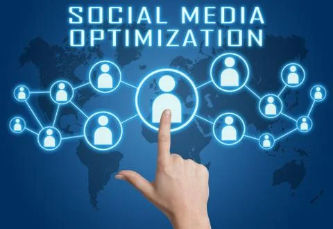 Social media optimization Stock Illustration