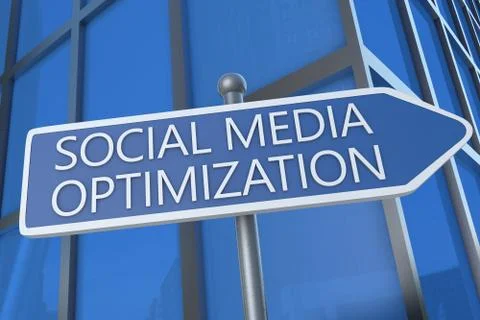 Social media optimization Stock Illustration
