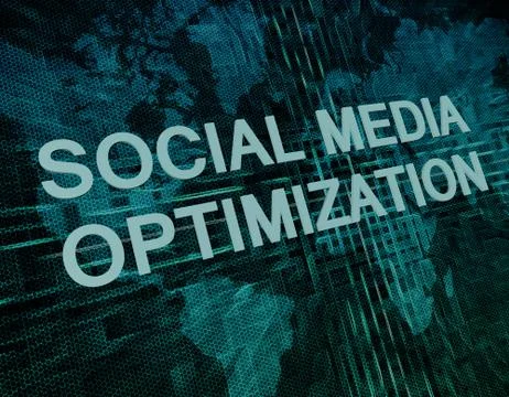 Social media optimization Stock Illustration