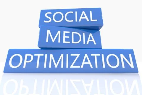 Social media optimization Stock Illustration