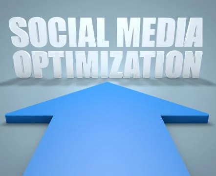 Social Media Optimization Stock Illustration