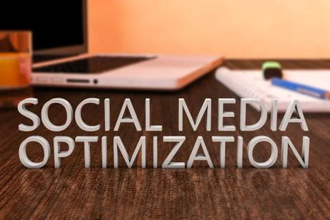 Social Media Optimization Stock Illustration