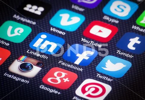 Social media Stock Photos