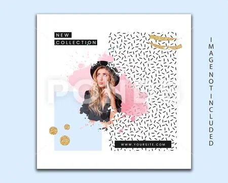 Social Media Post Design Template PSD Template